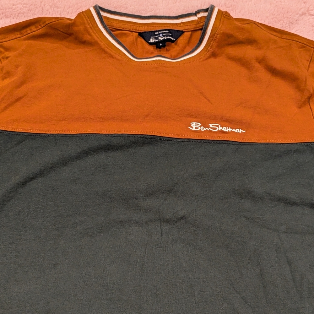 Ben Sherman Two-Tone Knit Shirt -S